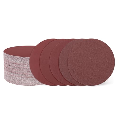 Disque de ponçage 125 mm grain 40 à 1000 pour bois et métal | Lot de 110