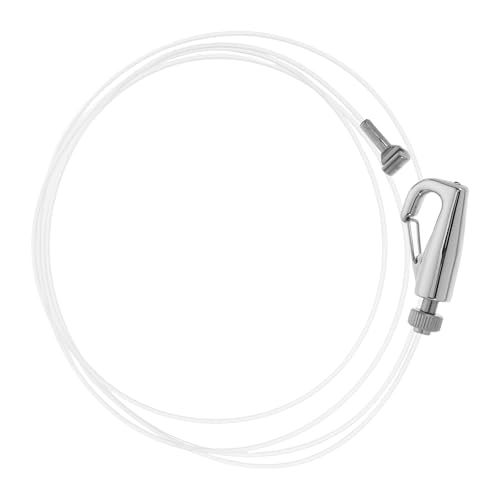VALICLUD Juego de Alambre para Colgar Cuadros con Acero Inoxidable y Cuerda de Nylon, Ajustable y Resistente para Estudios de Arte y Techos, Instalación Fácil y Duradera
