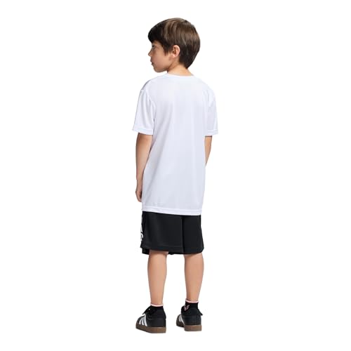 Image of Messi Boys' Lifestyle Short Sleeve 2-piece Set, Slim-fit Jersey Set With Top & Shorts