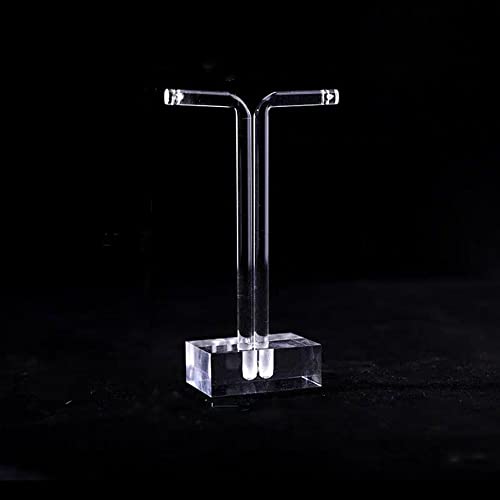 FEWB Schmuck-Organizer-Ständer, Hängende Aufbewahrung für Ohrringhalter, drehbarer T-Bar-Halskettenständer, Ohrringhalter(M-B) Cover