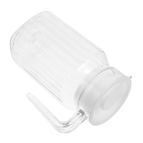 SMASOLO Borraccia di Plastica Trasparente Coperchio Contenitore per Bevande Adatto per Succo Limonata Acqua Fredda Uso Domestico e Bar