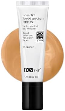 PCA SKIN Sheer Tint Broad Spectrum SPF 45, 50ml