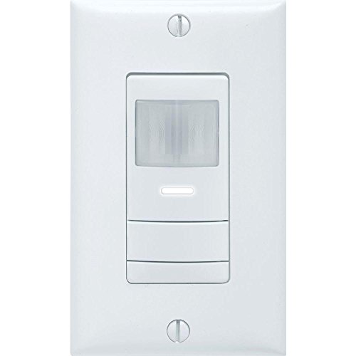 Sensor Switch WSX PDT IV Dual Detection Occupancy Single Pole Wall Switch Sensor, Ivory