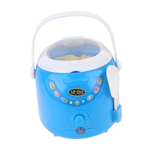 SOPOTUTU ’Imitation Cuiseur à Riz Mini Bleu 131g pour Garçon et Filles, Éducatif de Simulation Électroménager, Jeu de Rôle pour Fêtes et Apprentissage Créatif