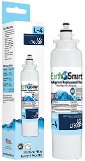 EarthSmart 102645 L-4 Refrigerator Filter, Fits LG LT800P - Quantity 4