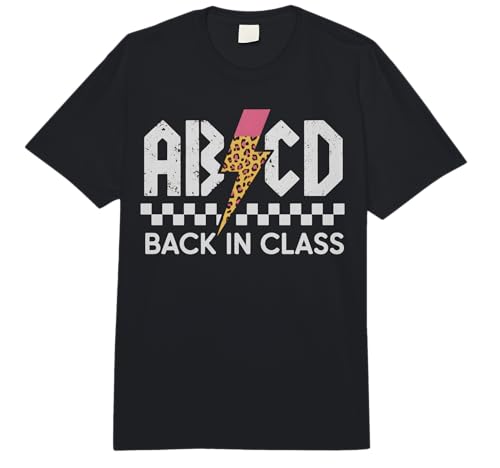 ABCD Back in Class First Day of School Teachers Boys Girls Comfort Colors Adult Heavyweight T-Shirt