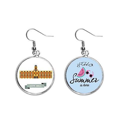 Pendientes de sandía veraniegos para lucir en paseos por la ciudad