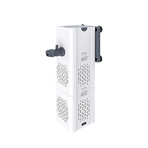 Tealight 15W Filtro de Acuario Interno con Flujo 1000 L/H, Filtro para Acuario 80-250L, ​Bomba de Agua Acuario DIY Caja de Esponja