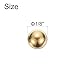 uxcell 120pcs Precision Solid Brass Bearing Balls 1/8