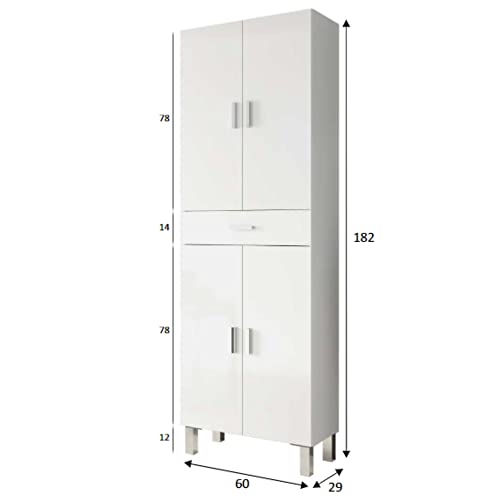 Pack-Muebles-bano-Blanco-Brillo-con-Armario-Auxiliar-lavamanos-ceramico-y-Espejo-a-Juego