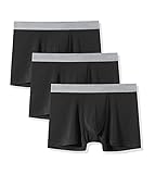 Lapasa Men's Underwear 4-PACK Boxer Brief Micro Modal Super Soft No Fly Pouch Trunks M02,Black,Medium (Waist 32 Inches -34 Inches)
