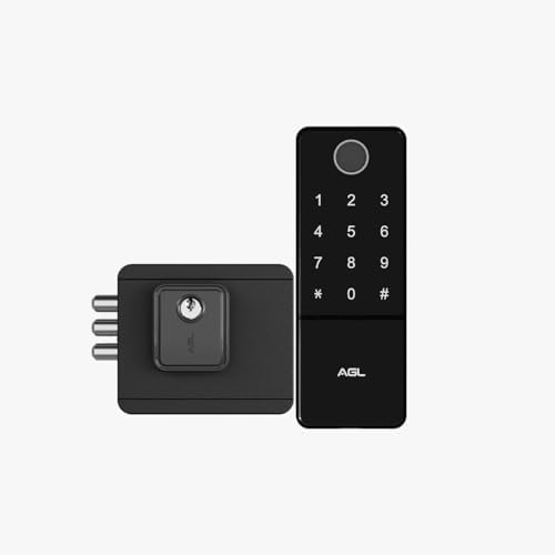 Fechadura Eletrônica Wi-Fi AGL Ultra Touch com Biometria Senha Ta...