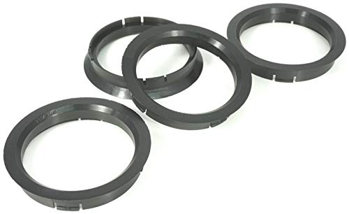 4x Zentrierringe 72,5 x 63,4/72 5 auf 63 4 Schwarz kompatibel mit Borbet