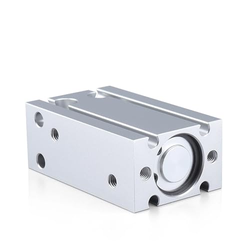 Cylindre à installation libre CU20 avec course 10mm double effet à tige hydraulique compacte - 7