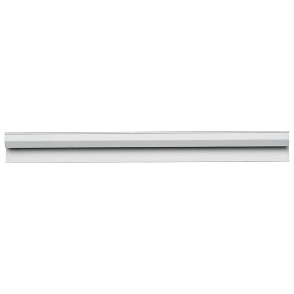 magnetoplan Catch-Ball Klemmschiene, Aluminium | Praktischer Zettelhalter für Notizen, Fotos, Quittungen, Bons, Deko etc. | Selbstklebend + erweiterbar | Länge 1000 mm