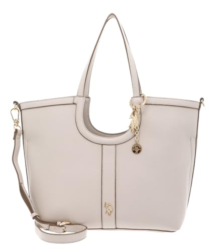 Sac shopping Lawson U.S. POLO ASSN. toile écru premium