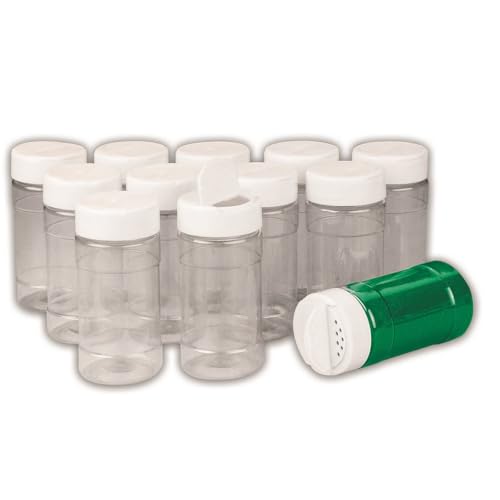 S&S Worldwide Shaker Top Bottles (Pack of 12)