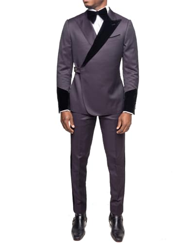 Costume 2 pièces homme de qualité supérieure aux finitions tailleur