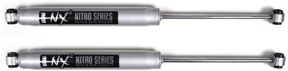 BDS Pair NX2 Nitro Rear Shocks 8 Inch Lift Compatible with Ford F250/F350 Super Duty (99-16)