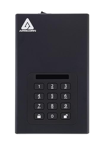 Image of Apricorn 22TB Aegis Padlock DT 256-Bit Encrypted USB 3.0 Hard Drive (ADT-3PL256-22TB)