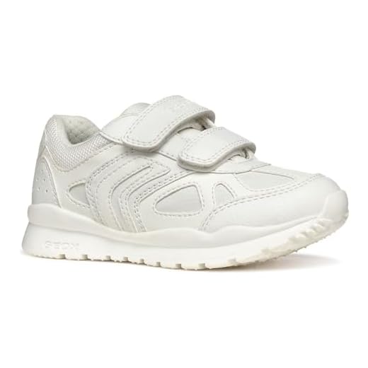Geox J Pavel A, Zapatillas, White, 38 EU