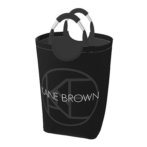 ランドリーバスケット 50l ランドリーバッグ 収納 Kane Brown ケイン・ブラウン2 折りたたみ式 洗濯カゴ 大容量 袋 汚れた衣類かご 洗濯ボックス おもちゃ収納袋 脱衣かご 洗濯物入れ 雑貨収納 洗濯用 寝室 浴室 寮 省スペース 取っ手付き