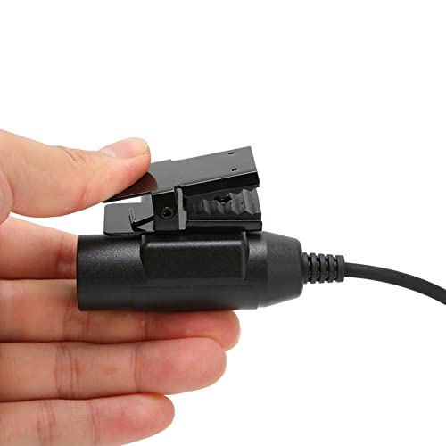 Yunseity U94 PTT Military Headset Adapter, PTT Walkie Talkie Headset Adapter Connector for Mobile Phone 3.5mm Jack - Image 2