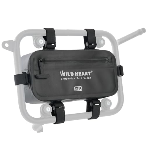 WILD HEART Bolsa de herramientas lateral para motocicleta, totalmente impermeable, para colgar accesorios de motocicleta