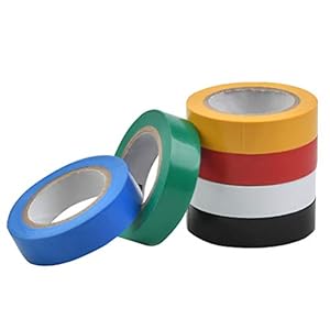 FOROREH Nastro isolante (nastro sigillante in PVC – nastro adesivo), per isolamento – riparazione di conduttori elettrici