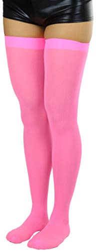 Image of ToBeInStyle Women's Nylon Thigh High Schoolgirl Opaque Stockings