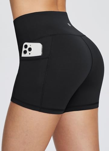 Image of baleaf Women's 8 inch / 5 inch / 3 inch Biker Shorts High Waist Yoga Workout Gym Running Volleyball Spandex Shorts with Pockets