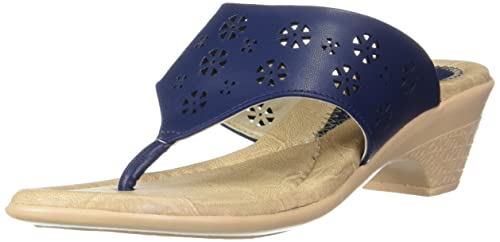 Image of BING BANG Women's Synthetic Slip-on Platform Heel Sandals
