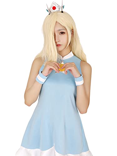 Miccostumes Women's Anime Princess Cosplay Costume Halloween Dress With Crown (S) #TOP3