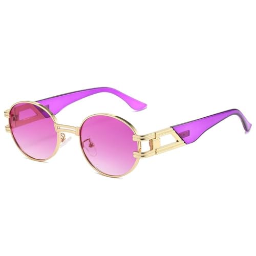 Lunettes de soleil polarisées rondes C106 anti-UV400 pour homme et femme