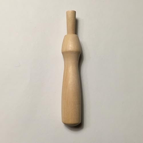 M00260-Natural 1pc Needle Felting Needle Handle Holder Wooden Holder for Needle