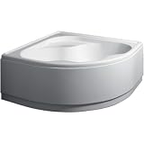 1 PZ GUSCIO VASCA ANGOLARE CON PANNELLO MOD. AMBRA cm. 140 x 140 NextradeItalia Mod.FERX.DIAENE-INERN