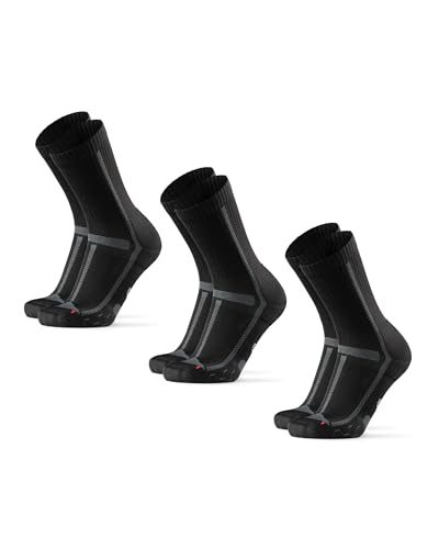DANISH ENDURANCE Running Socks for Long Distances, Targeted Cushioned for Bliser Free Runs, Sweat Wicking, for Men & Women, Unisex, 3 or 5 Pack