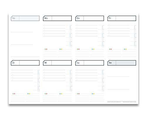 weekview TinyPad Woche | Der Block für die smarte Wochenplanung