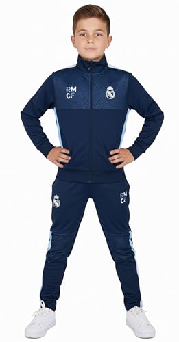 Real Madrid Survêtement fit Real - Collection Officielle Football - Taille 8 Ans