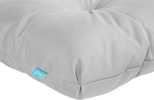 Image of QILLOWAY Outdoor Chair Cushion Set with Strings,Replacement Outdoor Cushions for Patio Furniture.(Light Grey)-Sets of 2
