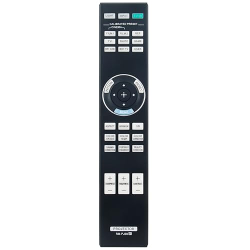 Image of RM-PJ28 Replacement Remote Control Applicable for Sony 4K Ultra HD HDR SXRD Projector VPL-VW260ES VPL-XW5000ES VPL-VZ1000 VPL-HW45 VPL-VZ1000ES VPL-VW295ES VPL-VW285ES VPL-HW45ES VPL-HW65 VPL-VW290ES