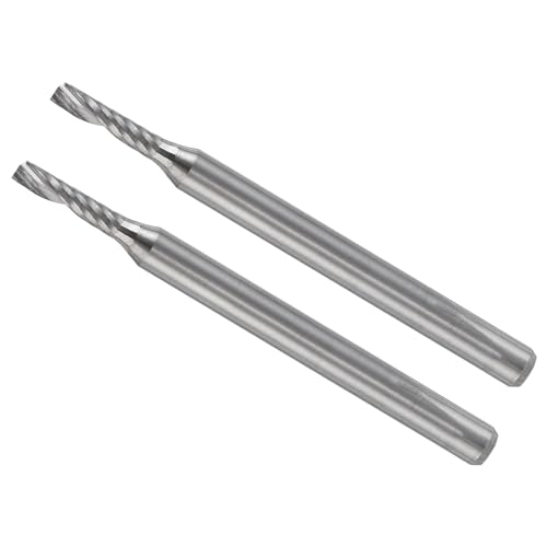 CoCud Spiral End Mills, 1/8