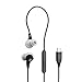 JBL Endurance Run 3 In-Ear-Sport-Kopfhörer mit Kabel, FlipHook- und TwistLock-Technologie, IP65 Wasser-/Staubschutz, JBL Pure Bass Sound, In-Line-Mikrofon und Fernbedienung, USB-C, Schwarz/Grau