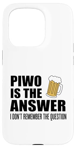 Polish Beer Piwo è la risposta Bere divertente Custodia per iPhone 15 Pro