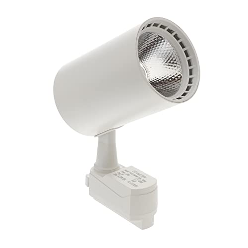 VILLCASE Luz De Riel Led Cob 20w Lámpara De Techo Blanca Para Tienda De Ropa Iluminación Interior Ajuste De Ángulo Para Cocina Sala De Estar y Exposición Bajo Consumo