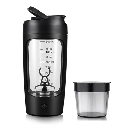 Osmond Electric Protein Portable 1200mAh Rechargeable Blender Cup Automatic Self Stirring Mug Mixing Cups Black