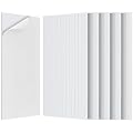 10 Pack Large Acoustic Panels,47.2" X 23.6" Acoustical Wall Panel,Self-Adhesive Sound Proof Panel for Office, Decorative Soundproof Wall Panels for Home Studio (White)