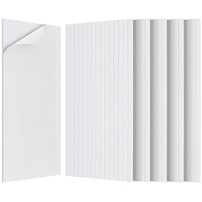 10 Pack Large Acoustic Panels,47.2" X 23.6" Acoustical Wall Panel,Self-Adhesive Sound Proof Panel for Office, Decorative Soundproof Wall Panels for Home Studio (White)
