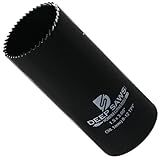 Deep Saws 3' Deep 8-12 TPI FINE Tooth Hole Saw for Steel, Stainless Steel, Aluminum, Wood, Plastic, Fabrication, and Construction (1.5')
