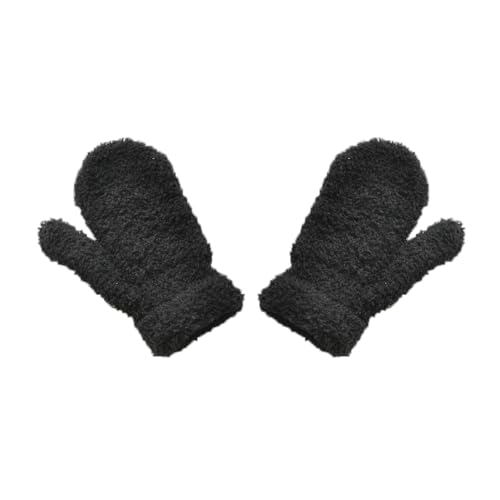 Kid Magic Mittens Gloves Toddler Stretch Full Finger Solid Winter Protection Warm Knit Gloves for Boys Girls